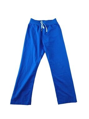 FIGS HW Livingston Royal Blue Straight Leg Scrub Pants Womens Small S/P